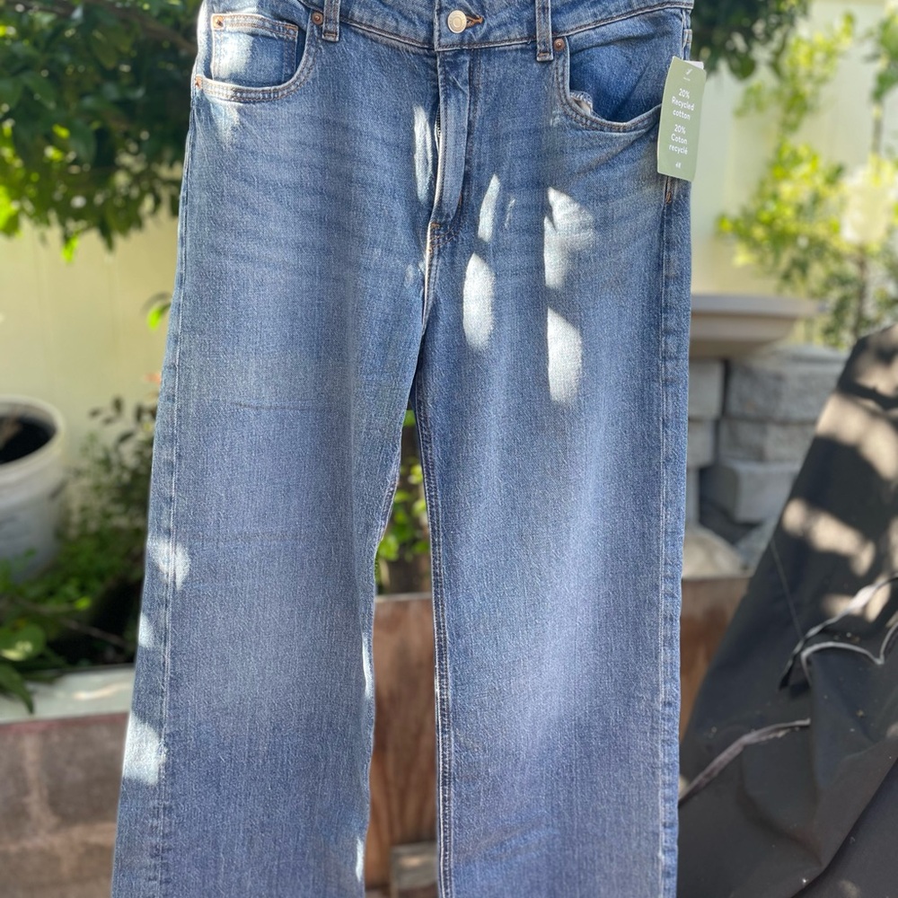 H&M Classic Blue High Waist Denim Jeans